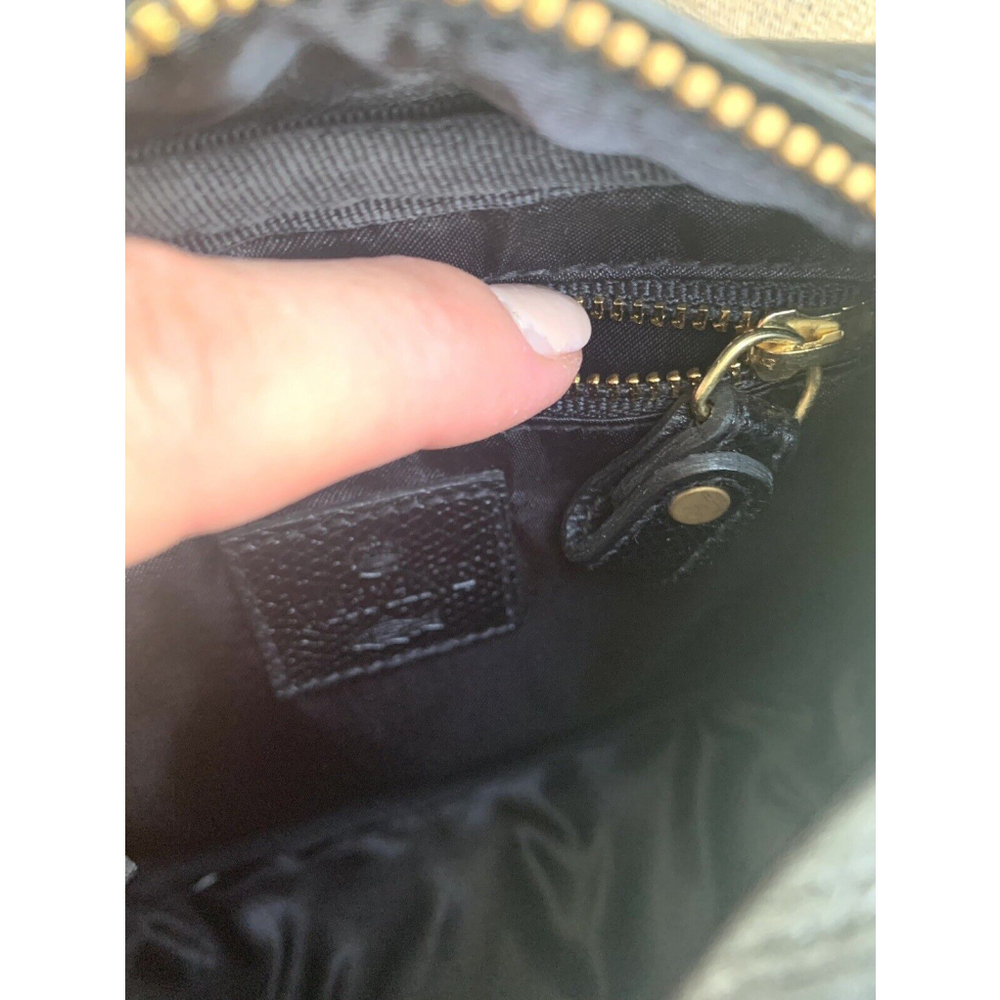 Immaculate Vintage Wathne Peacock Silk And Leather Bag - Picture 8 of 10